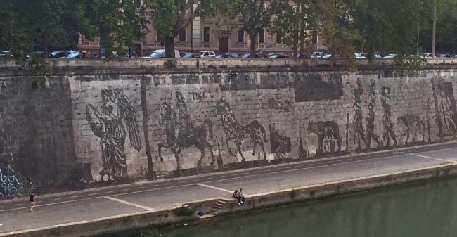 Oeverwanden  Rome Bewerkt