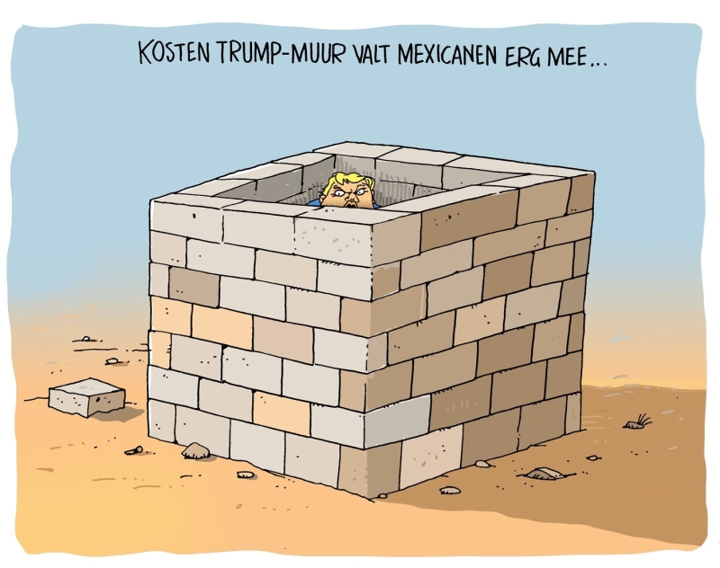 Kosten  Trump Muur Vallen Mee