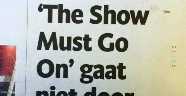 The  Show  Must  Go  On