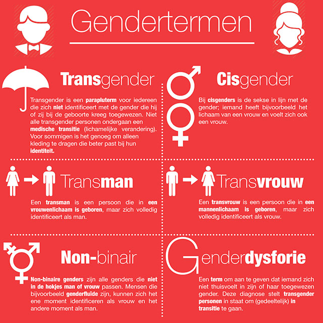 Visualisatie Gendertermen