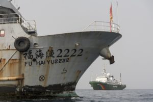Inspection of Chinese Fishing Vessel in Sierra Leone