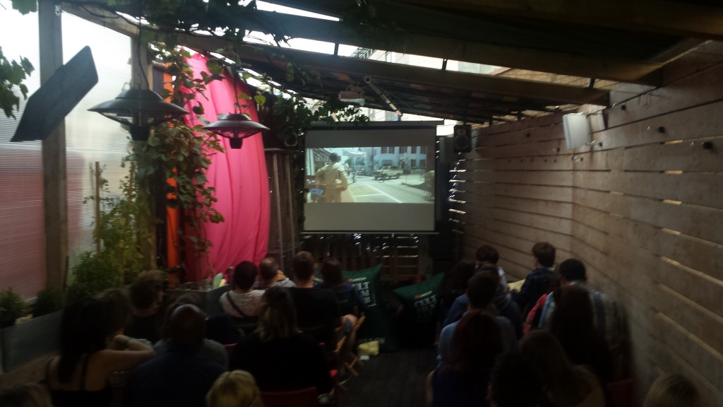 Big outdoor cinema