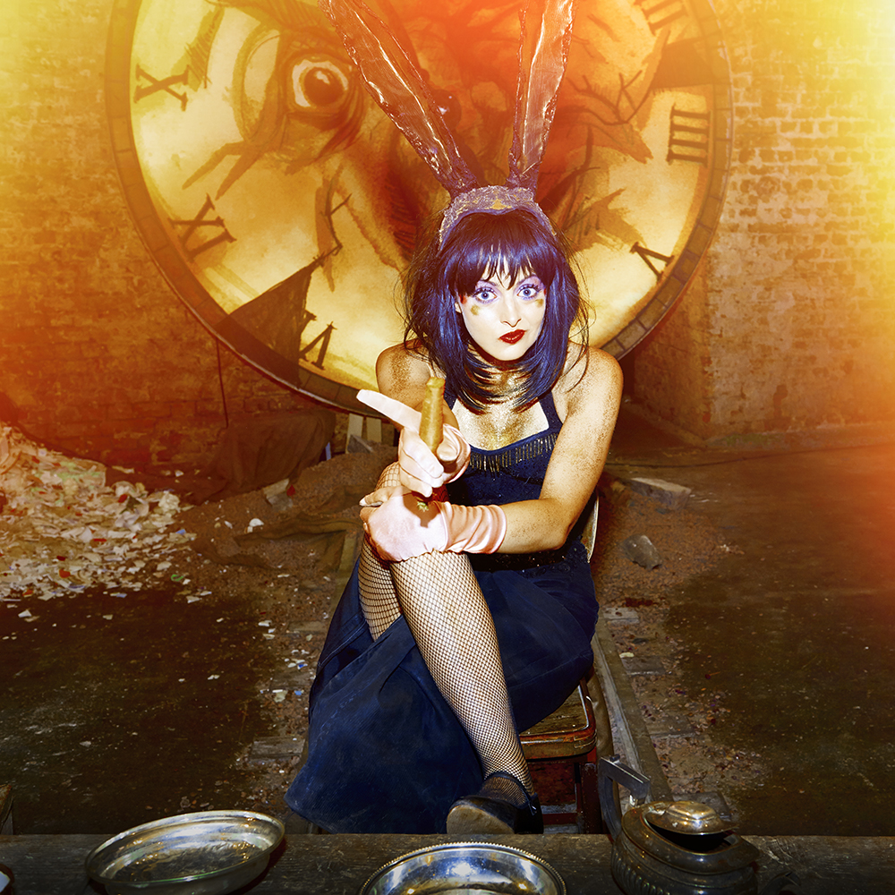 ALICE'S ADVENTURES UNDERGROUND. Lucy Farrett (March Hare). Photo by Jason Joyce