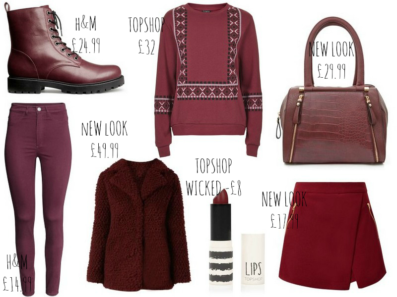 Burgundy Must Haves