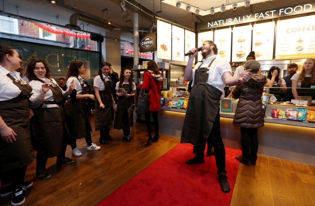 LEON, the naturally fast food chain, opens all-singing restaurant in the West End.