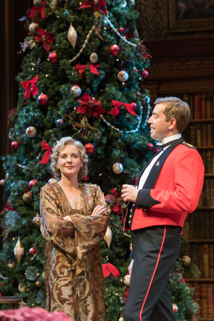 Lisa Dillon and Edward Bennett in RSC and Chichester Festival Theatre's production of Much Ado About Nothing. Photo by Manuel Harlan