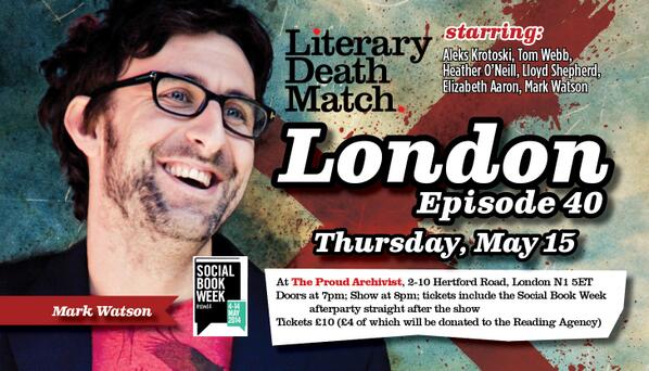Literary Death Match On In London Literary Death Match On In London