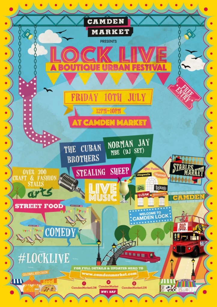 CAMDEN MARKET PRESENTS 'LOCK LIVE' ON IN LONDON