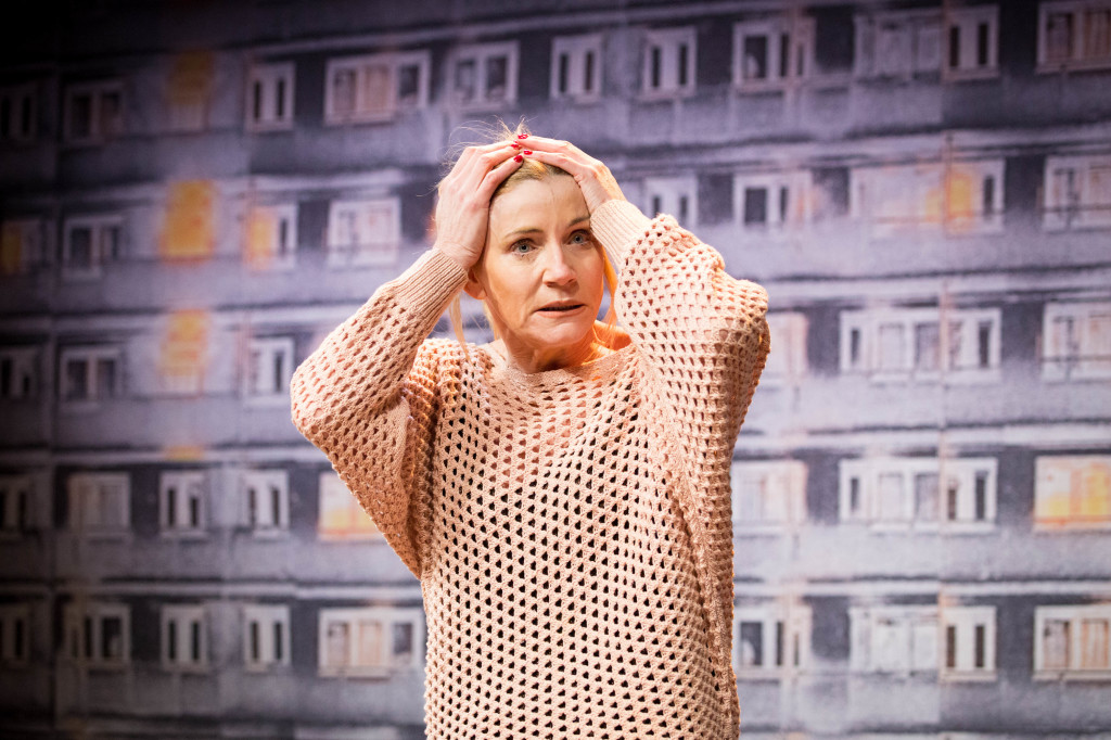 Michelle Collins in A Dark Night In Dalston at Park Theatre. Photo by Helen Murray 22