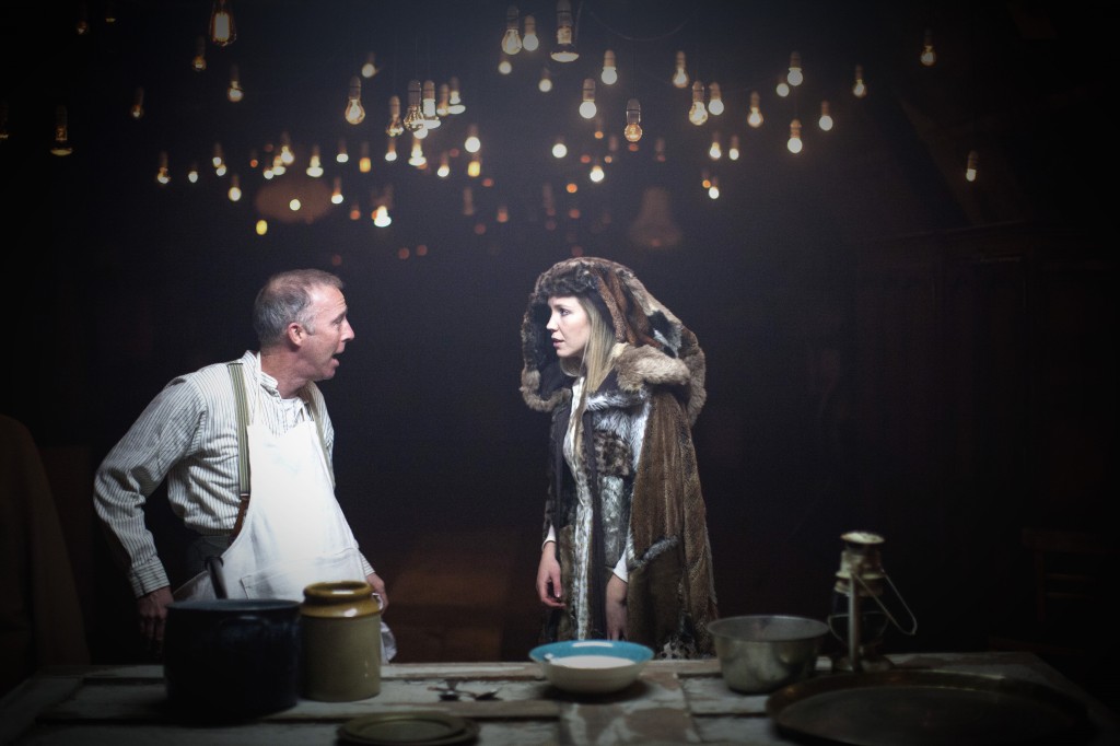 Paul Clerkin and Megan Salter in Grimm Tales, The Bargehouse_credit Tom Medwell