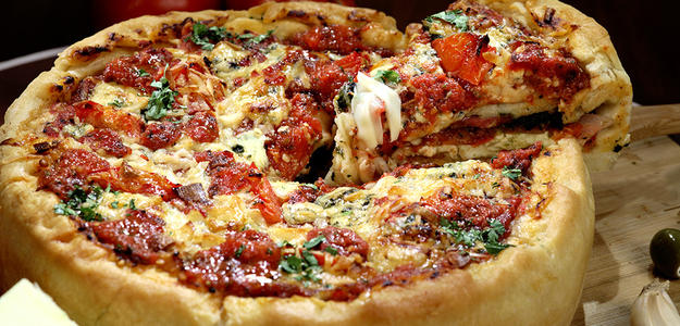 RS chicago style pizza