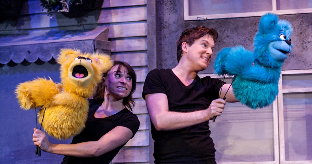 The 2014 cast of Avenue Q. Photo Credit Darren Bell (4)