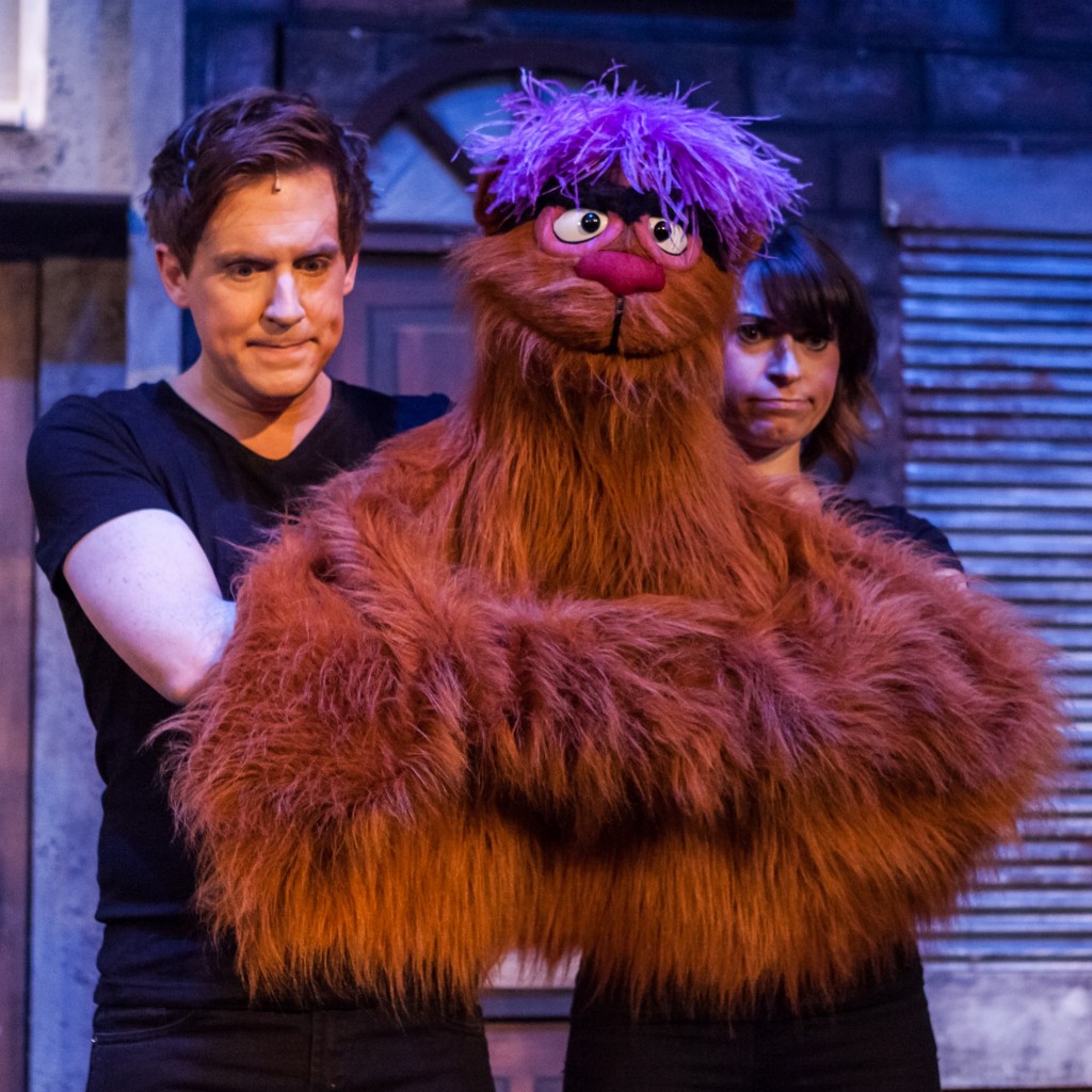 The 2014 cast of Avenue Q. Photo Credit Darren Bell (6)