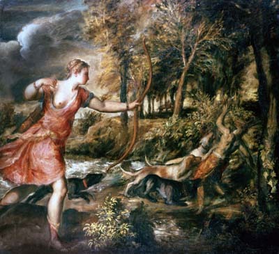 The Death of Actaeon, by Titian