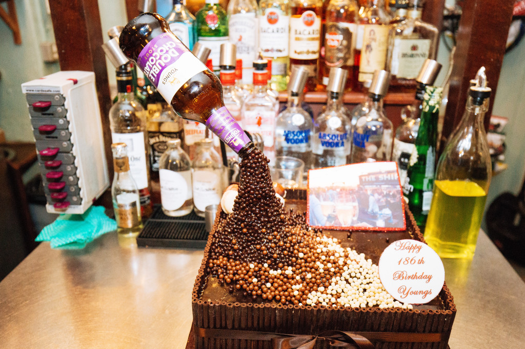 Young's 186th birthday cake