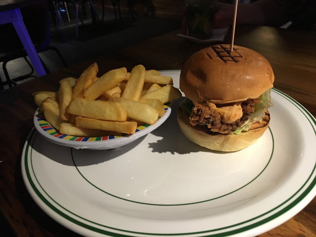 chicken burger