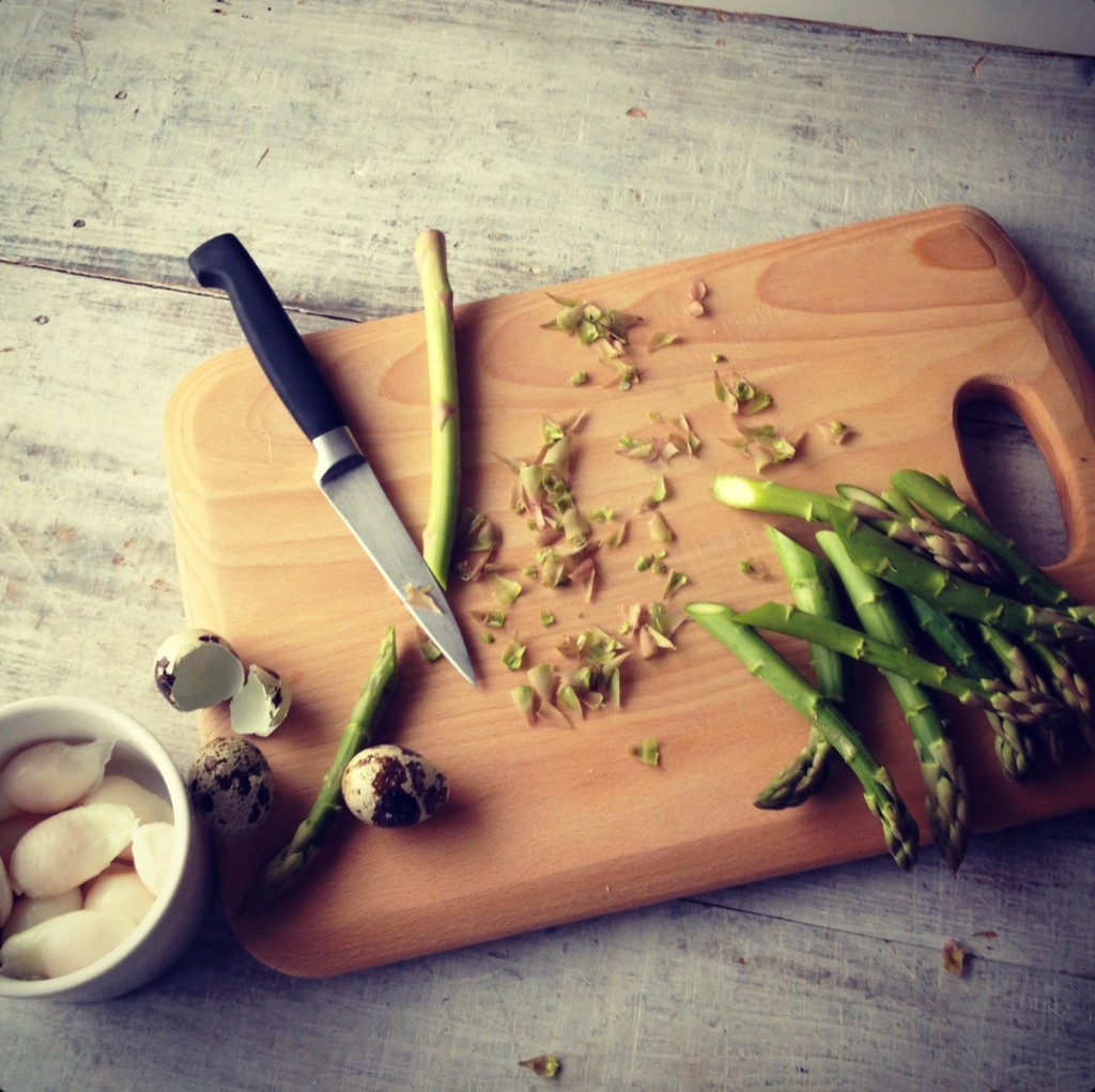 from the outdoors to the chopping board