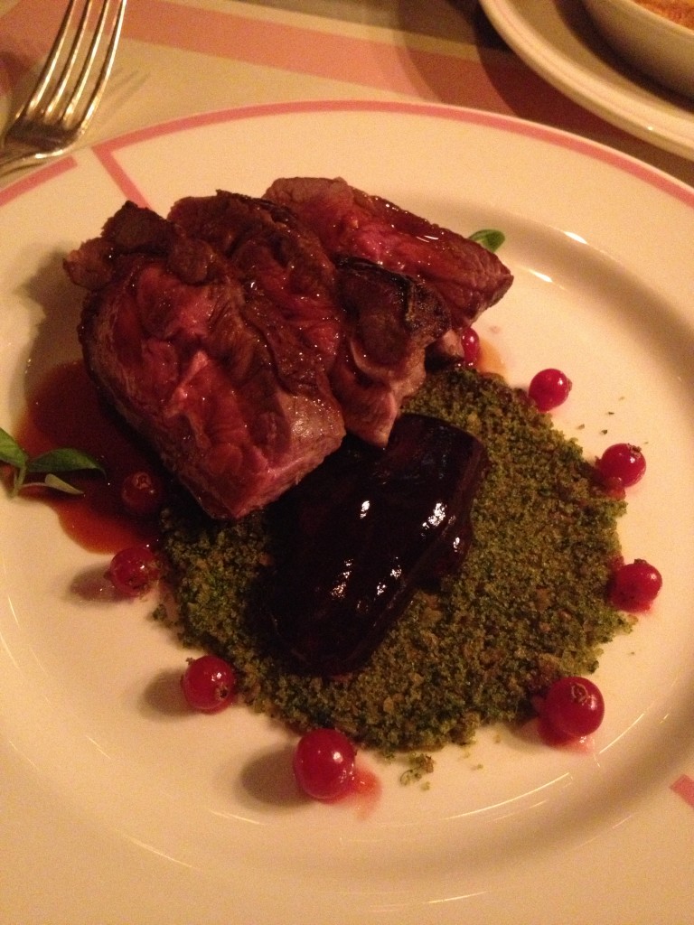 Lamb Medallions with Mint & Mustard Crust