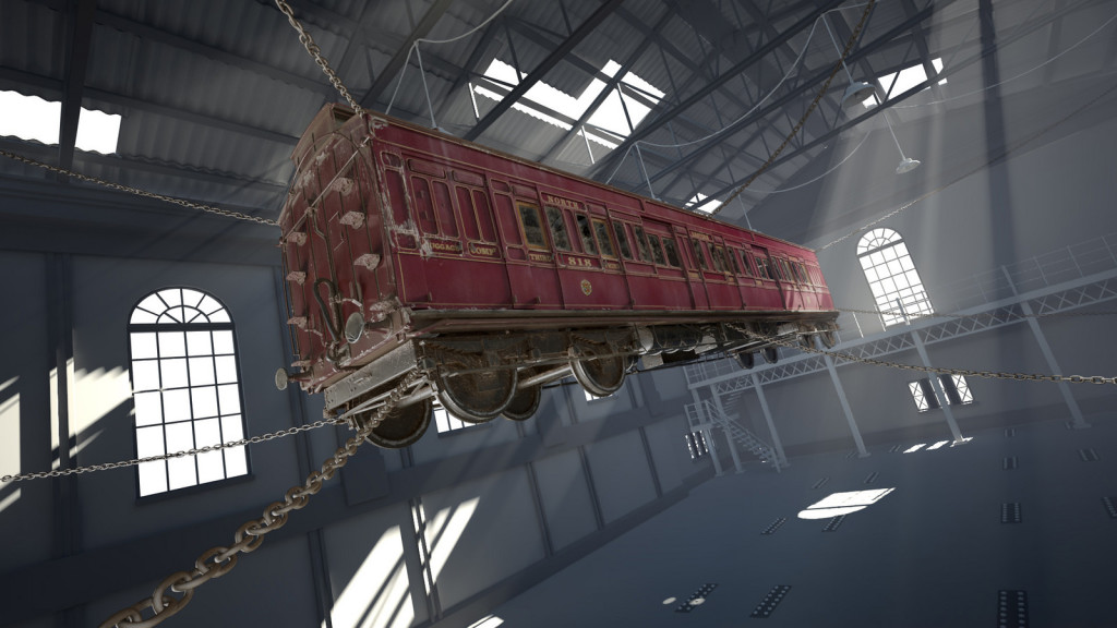 suspended train