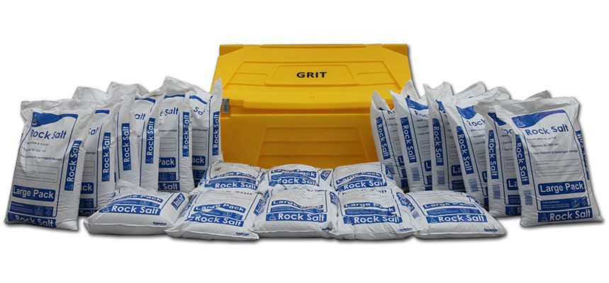 400L Bin for Rock and White Salt