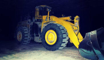 Winsford Salt Mine Excovator
