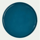 Lot de 6 assiettes plates VADIM bleu fignerolle