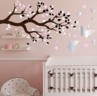 Stickers chambre bébé papillon