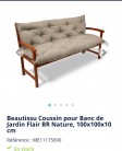 Banc de jardin