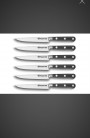 COFFRET 6 COUTEAUX À STEAK FISCHER SABATIER 64 LA...