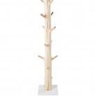 Porte-manteau tronc d'arbre en mangoustanier