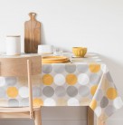 Nappe en coton imprimés graphiques 140x250