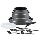 TEFAL INGENIO ESSENTIAL GRIS ANTHRACITE - SET 15 P...