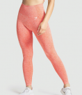 Vital Seamless Leggings - TAILLE S / ORANGE MARL
