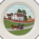 Villeroy & Boch - 4x Naif Dessert Plates - Farmer