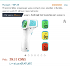 Thermomètre infrarouge