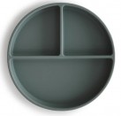 Mushie & Co. - Assiette à Suction en Silicone Dri...
