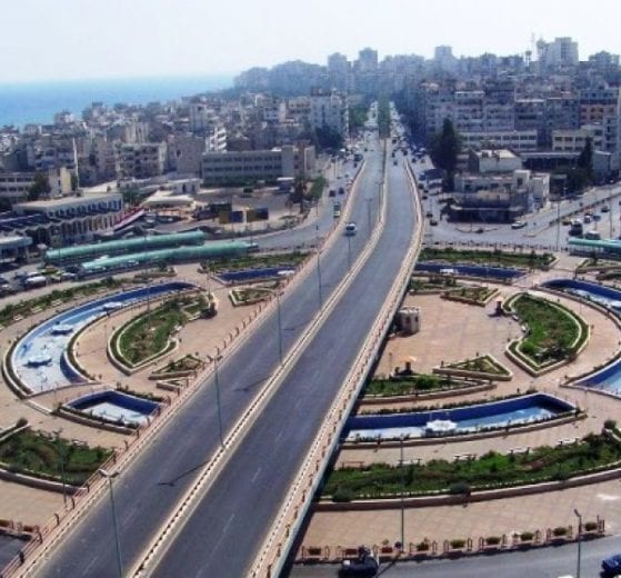 مدينة القرداحة في سوريا