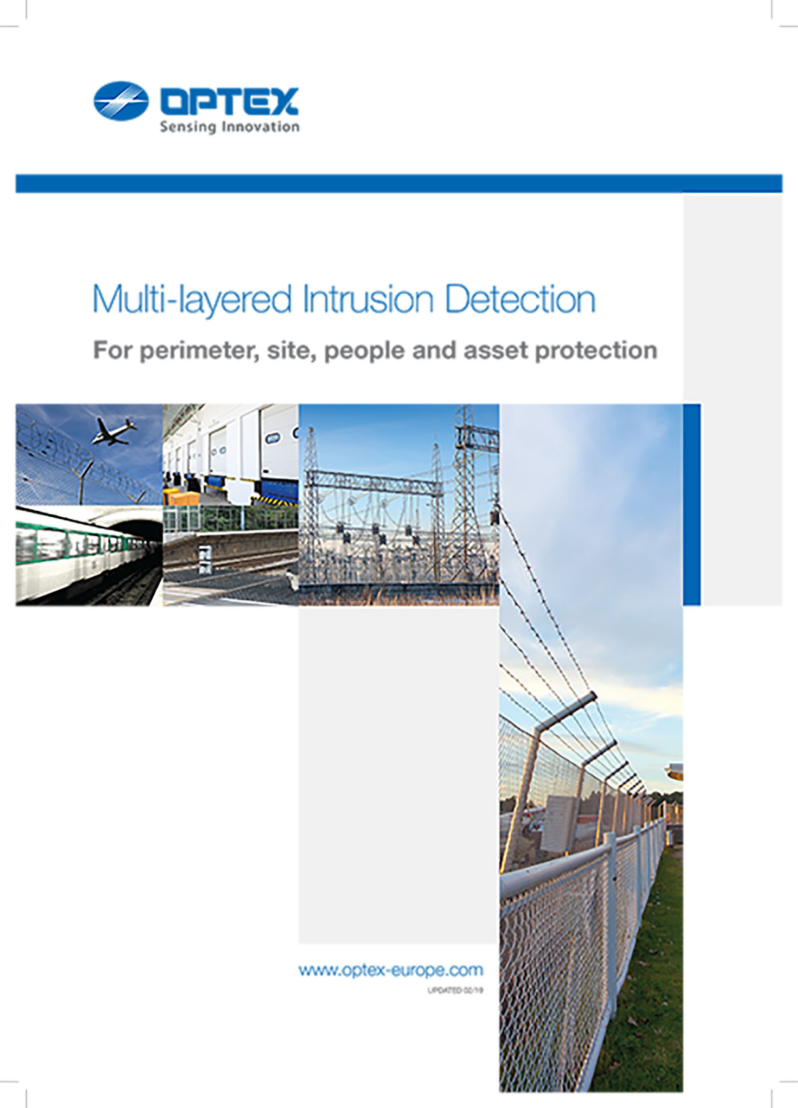 Optex multi layered catalogue 2019 en cover