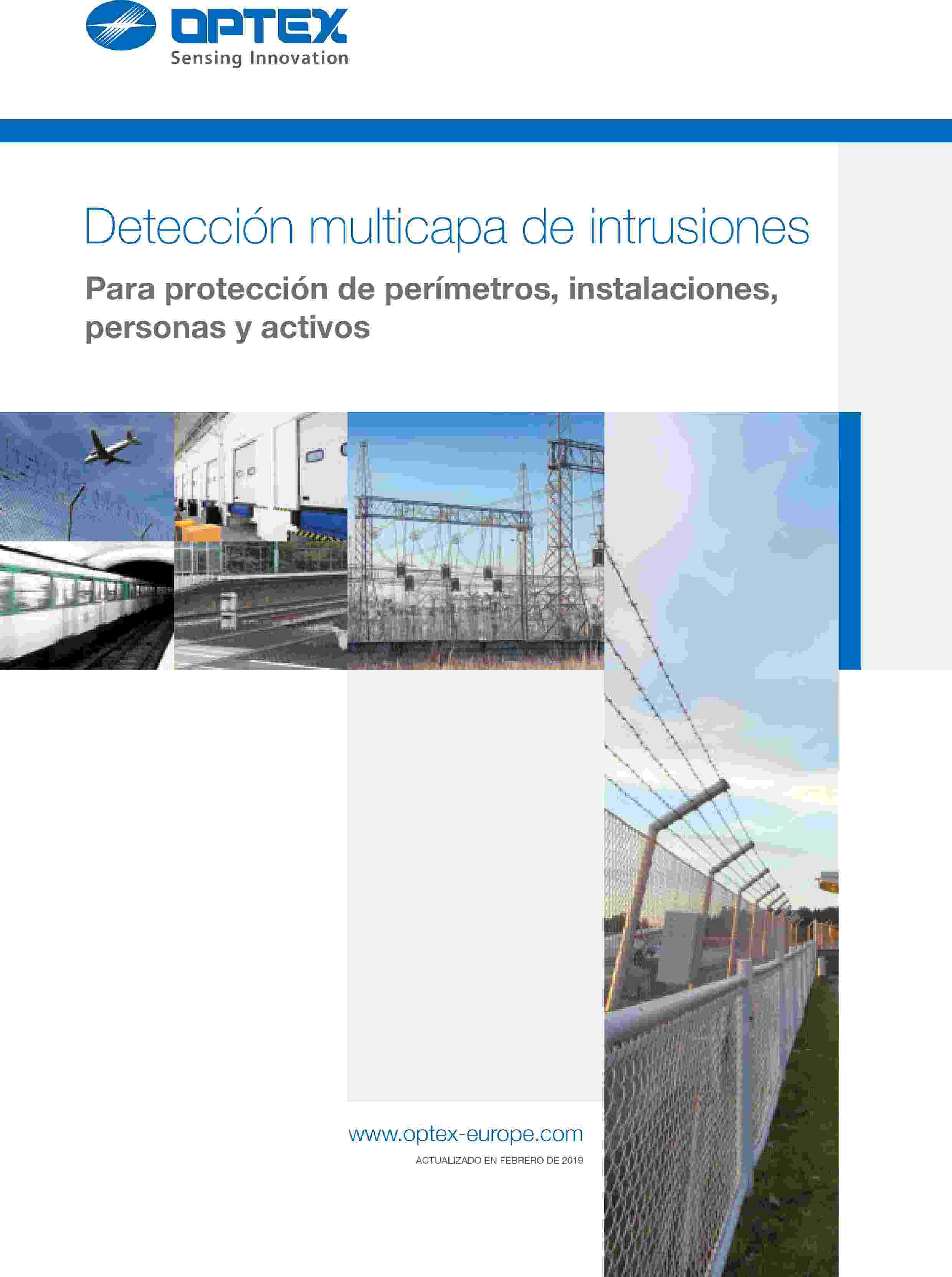 Optex multilayered catalogue es cover