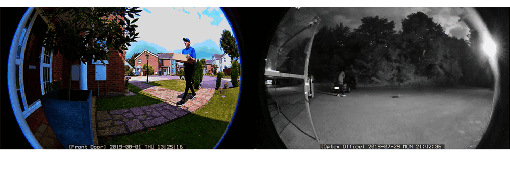 Optex vxi cmod day nigh camera views
