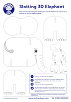 Slotting 3D Elephant
