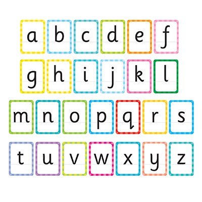 alphabet flashcards