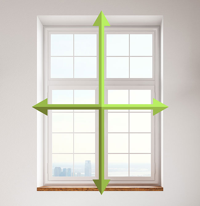 Roman Blind Blind Size