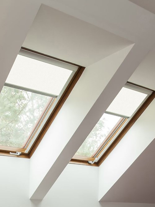 Classic White Blackout Blind For Velux Windows