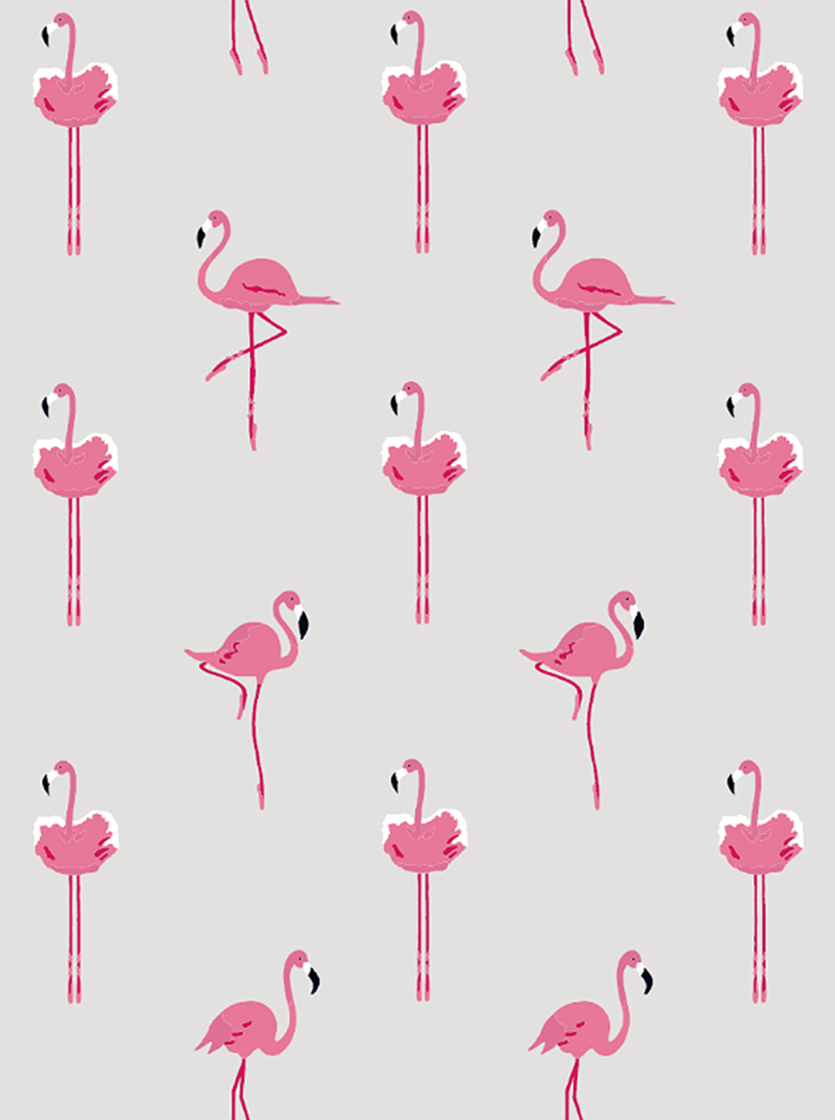 Sophie Allport Flamingos Roller Blind