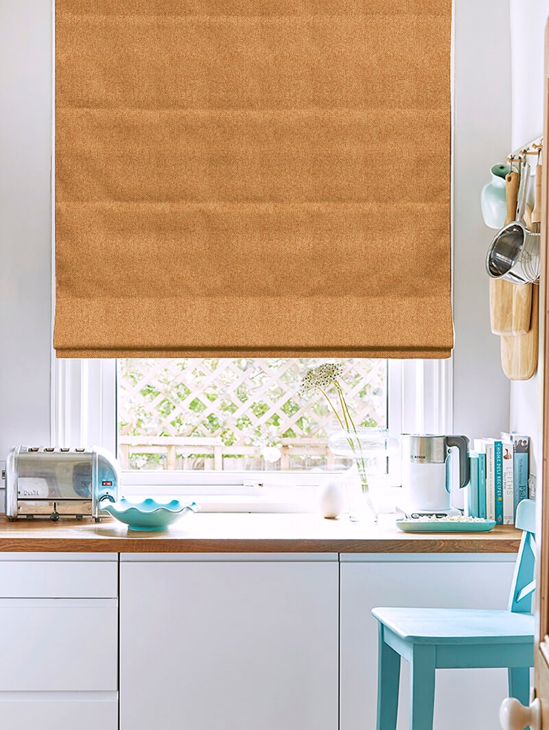 Hampton Seashell Blackout Roman Blind