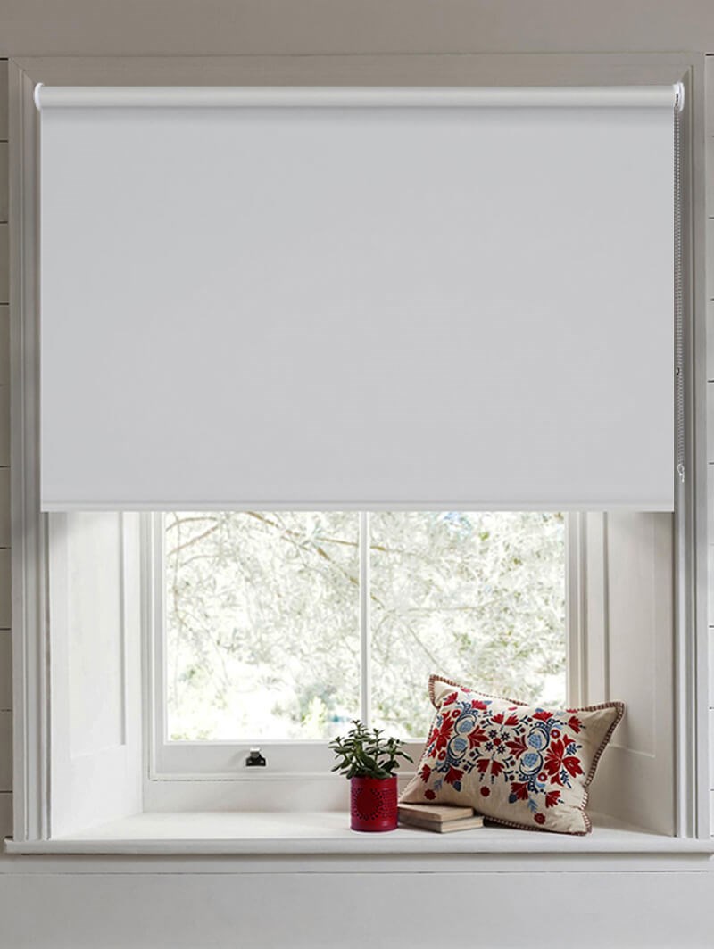 Grey Blackout Thermal Roller Blind