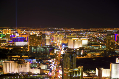 vegas at night