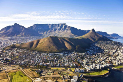 view over cape town