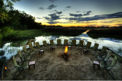 Campfire in Kanana Camp